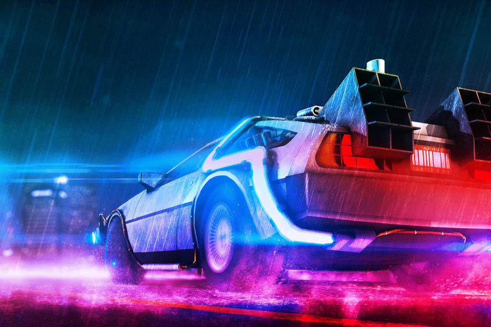 Back To The Future Neon Wallpapers | HD Wallpapers